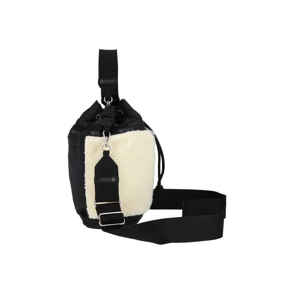 Lesportsac Cream Vegan Sherpa Mini Backpack [1275.E979]