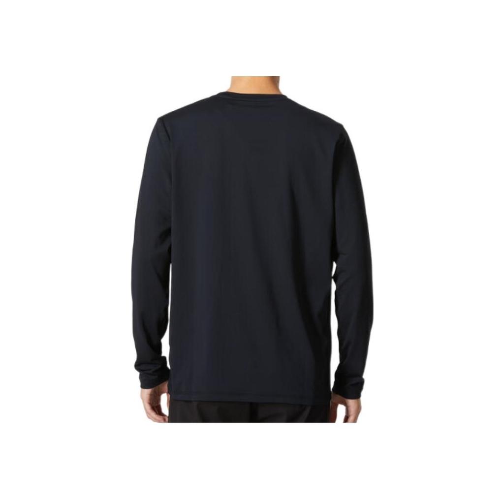 Under Armour Printed Logo Sports Crew Neck Long Sleeve T-Shirt Men tops Black 22600307-001