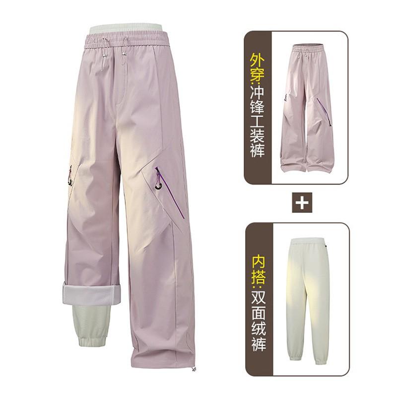 Women Men Waterproof Hiking Pants Outdoor Trail Trousers Quick Dry Breathable Lightweight Mountaineering Cargo