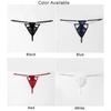 Panties Men Brief See-through Sissy Solid T-Back Thongs