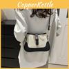 Chic Small Retro Square Shoulder Bag For Women Casual Stylish Pu Leather Handbag