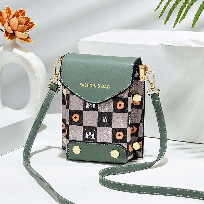 Женская сумка для мобильного телефона CrossBorder большой вместимости 2024 года Высококачественная вертикальная сумка-мессенджер с двумя отделениями 876₽