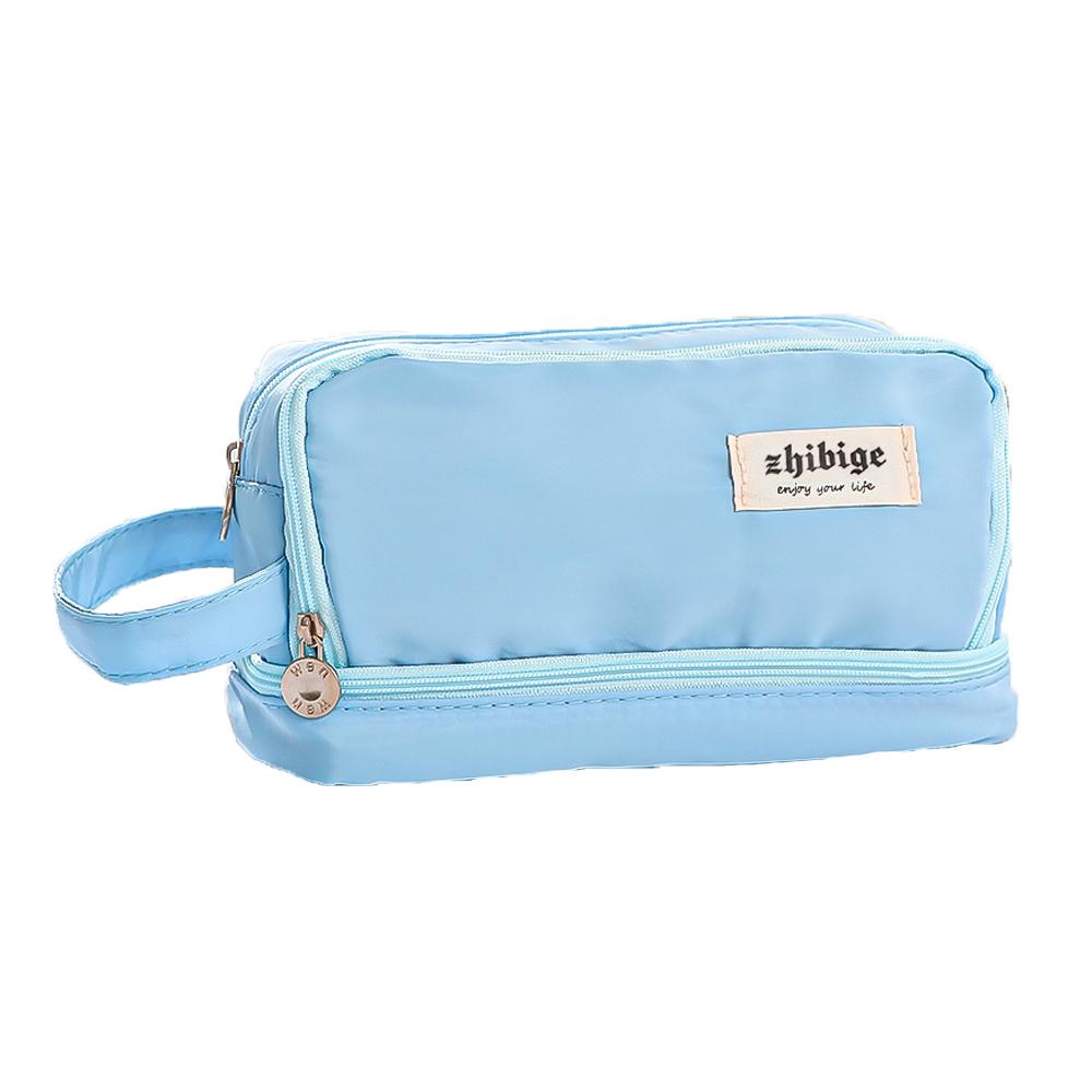 Dopamine Student Large Capacity Multi Functional Pen Case Pen Bag Macaron Colored Cute Pen Case Storage Bag