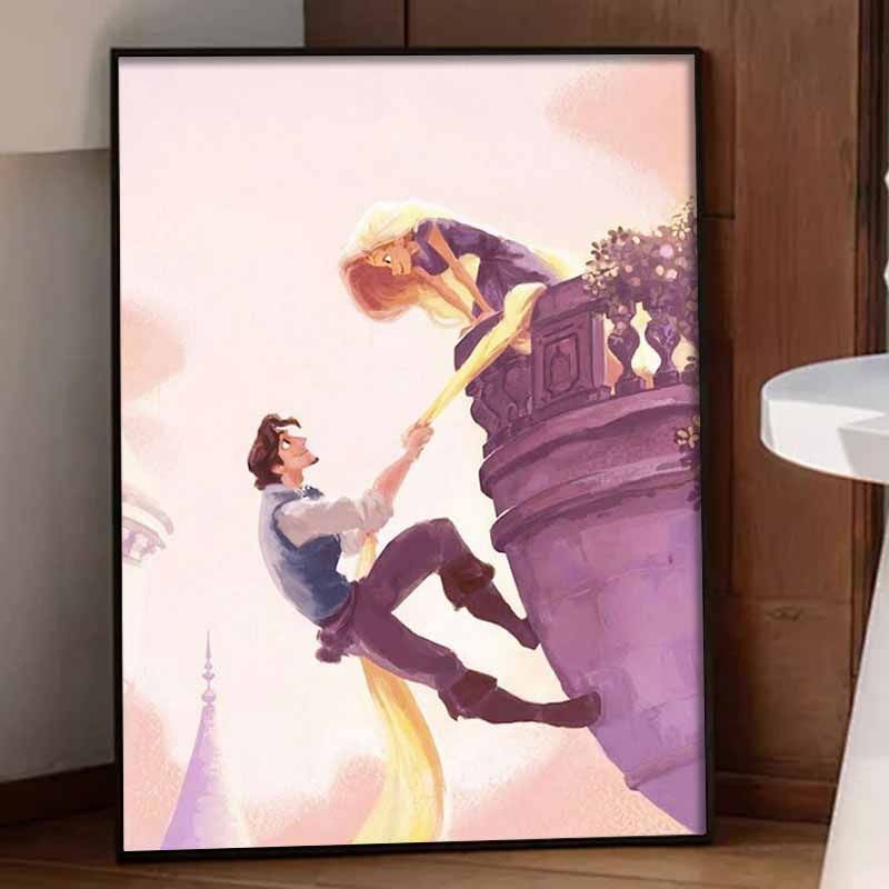 Disney Diamond Painting 5D DIY Rapunzel Diamond Painting Art Diamond Painting Kit Adult/Beginner Gift Idea Home Decor