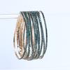 5pcs Fashion Crystal Rhinestone Stretch Bracelet For Women Elastic Wristband Wedding Bracelets Daily Female Zircon Accessories