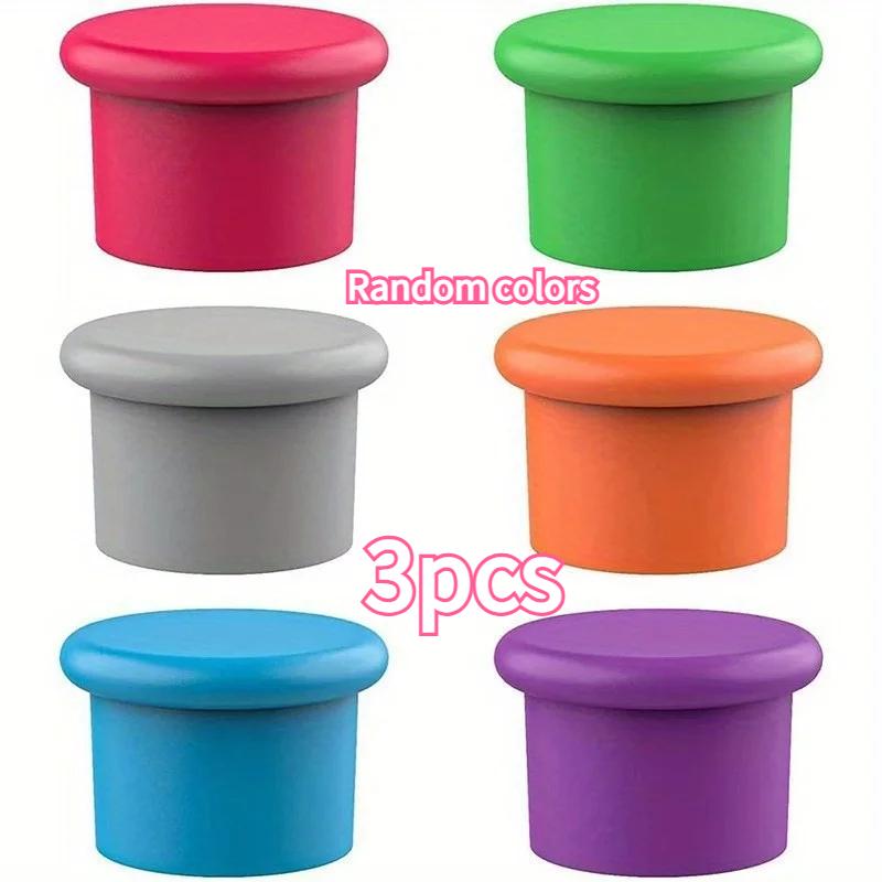 Reusable Silicone Wine Bottle Stoppers and Glass Stoppers for Wine, Red Wine, and Champagne
