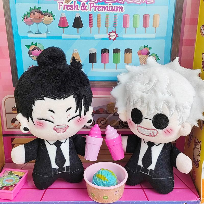 10cm Jujutsu Kaisen Anime Kawaii Plush Gojo Saturo Geto Suguru Cosplay Plush Toy Cute Soft Collection Birthday Gift