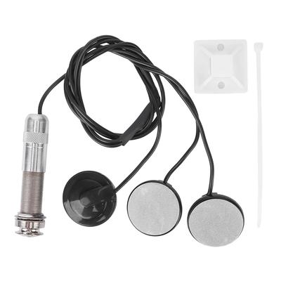 Piezo Pickup Transducer 3 Sensoren für Gitarre Ukulele Musical Instrument Zubehör 6,35mm