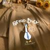 Retro Duck We Are A Creative T Shirt Unisex Summer All-Match Tee O-Neck Fashion Short Sleeve Cotton Loose Unisex Colour T-Shirts