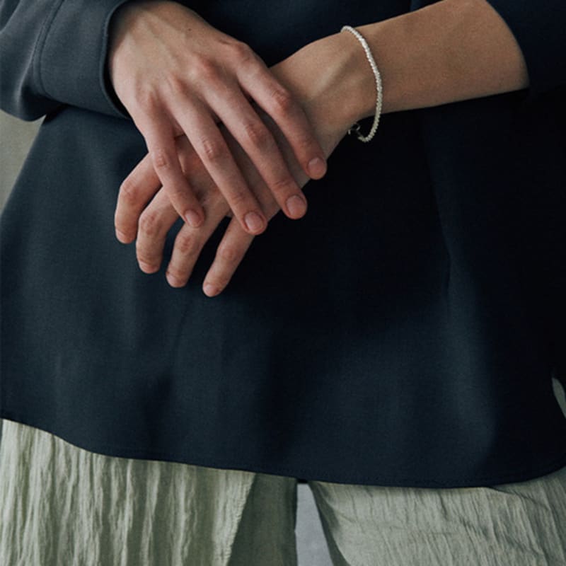 Verte [925 Silber] Huit.silver.85 / grobes soave Armband