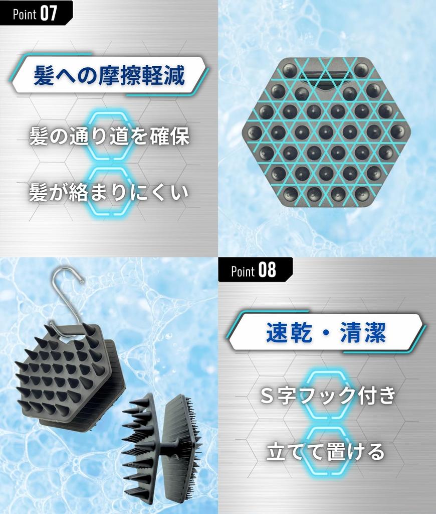 Scalp Scalp Shampoo Brush with Body Hair Washing 1 Piece Men's Reform Brush, Men's Built-in Brush, Head, Updoor,