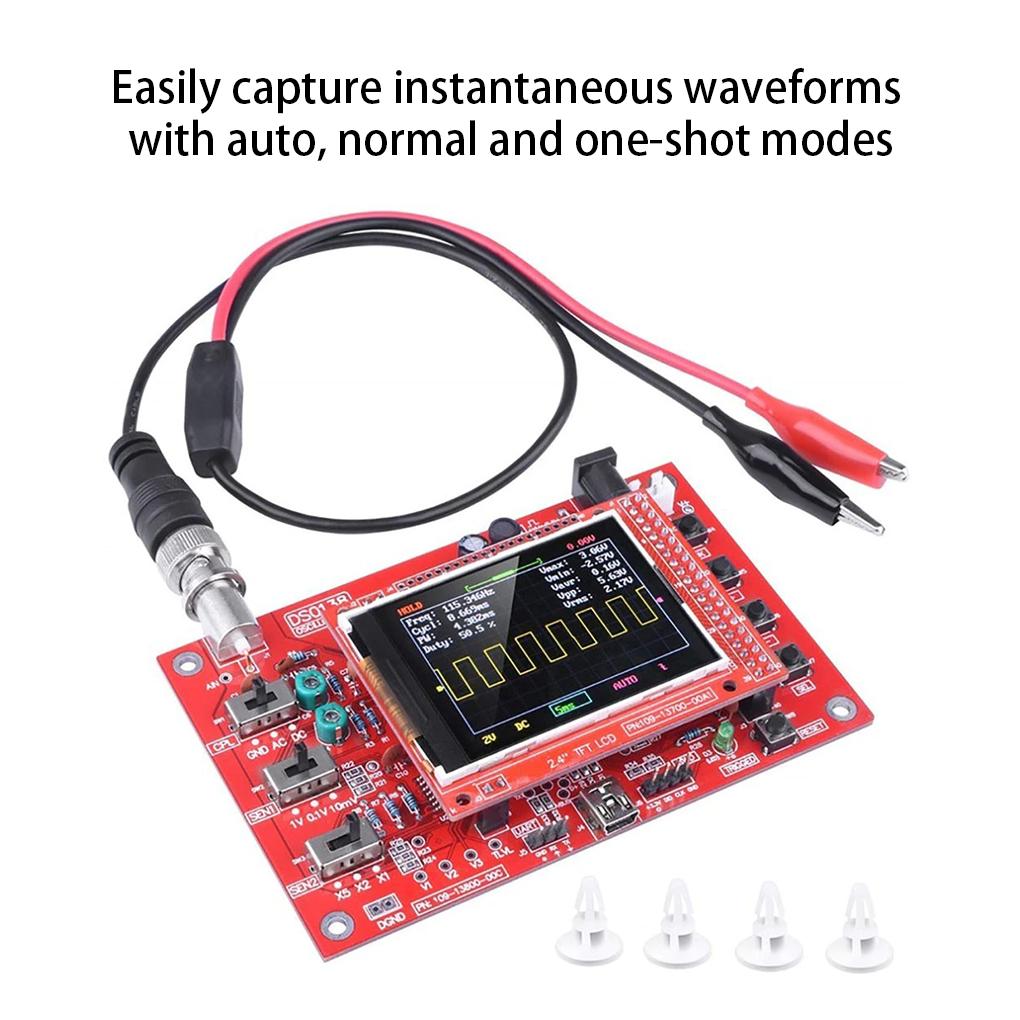 Digital Oscilloscope 1Msa/s 200Khz LCD Screen Generator Measuring Device