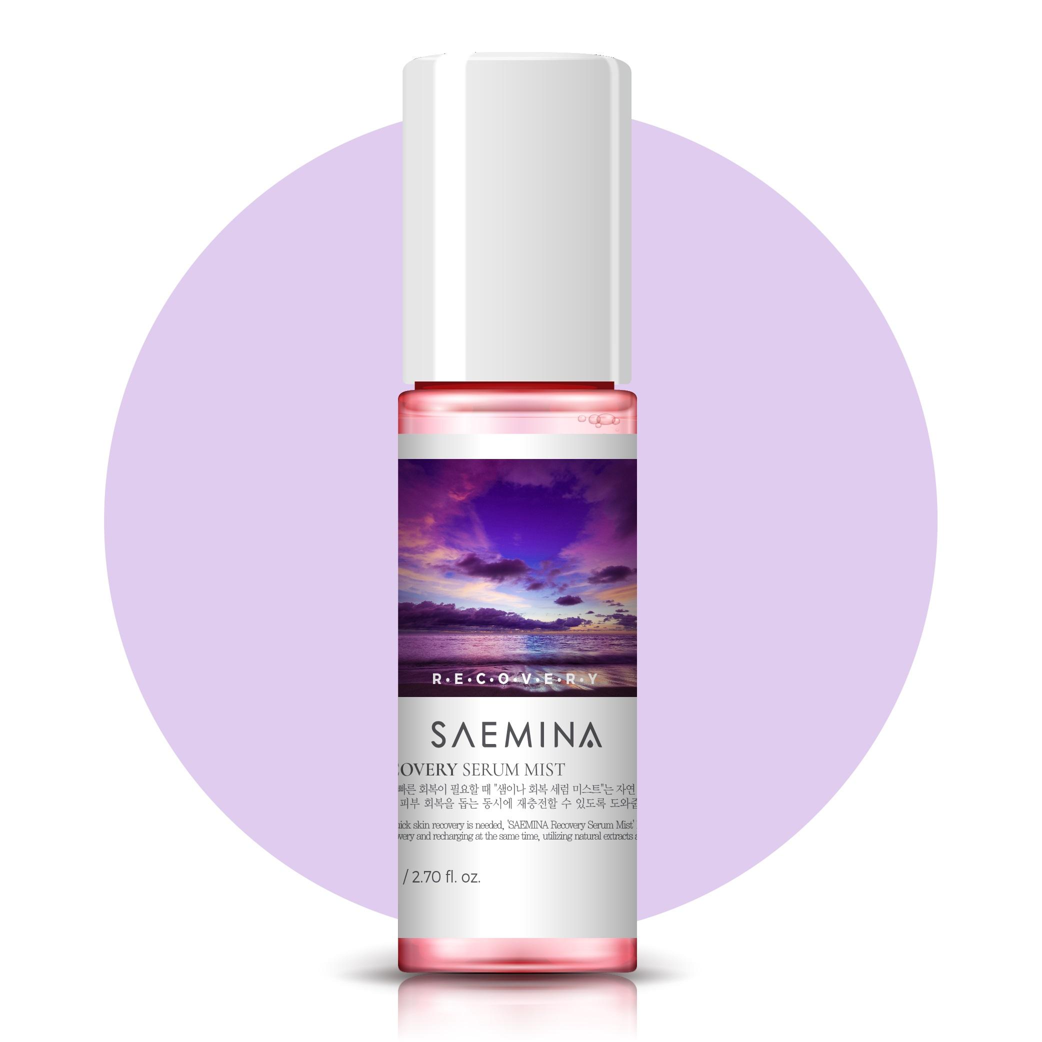 

Антивікова сироватка-міст з колагеном на основі соку листя центели Saemina Recovery Serum Mist Newland All Nature 80 мл