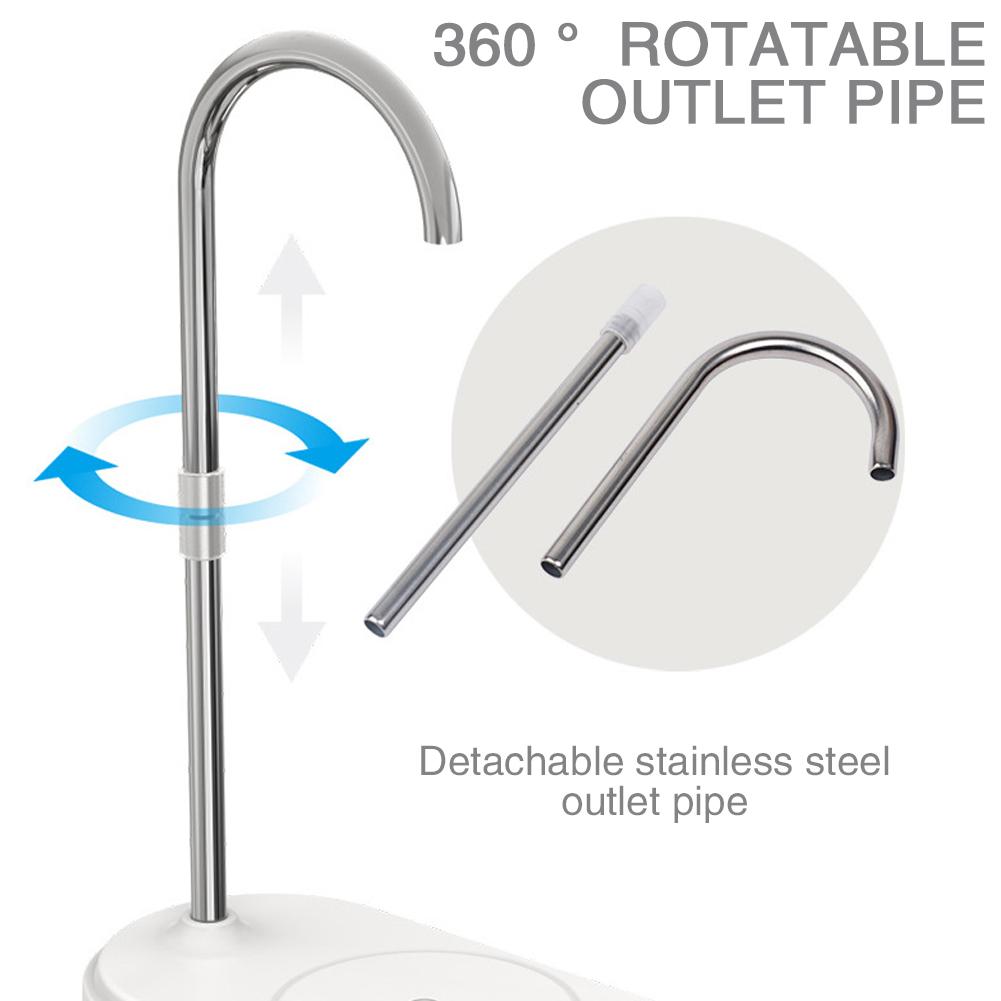 Smart Rechargeable Water Dispenser Rotatable Water Outlet Dispenser For Living Room Home