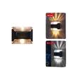 Solar Garden Wall Light - Outdoor Courtyard Decorative LED Night Light with Up and Down Illumination