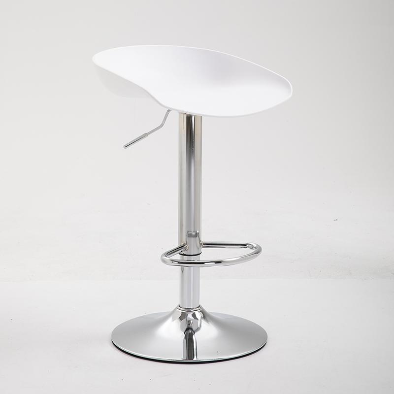 Sgabello da Bar Scandinavo Regolabile - Sedia Girevole Commerciale con Poggiapiedi - Sgabello da Bancone Moderno Minimalista per Casa&Negozio - Pelle PU