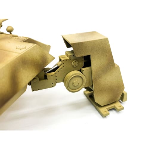 Rocket Models 1/72 German Biela-F?ssler-class Tusk Turret with 55mm Twin Cannons, Battle of the Suez Canal, December 1942, Plastic Model Kit 47064 (Ta