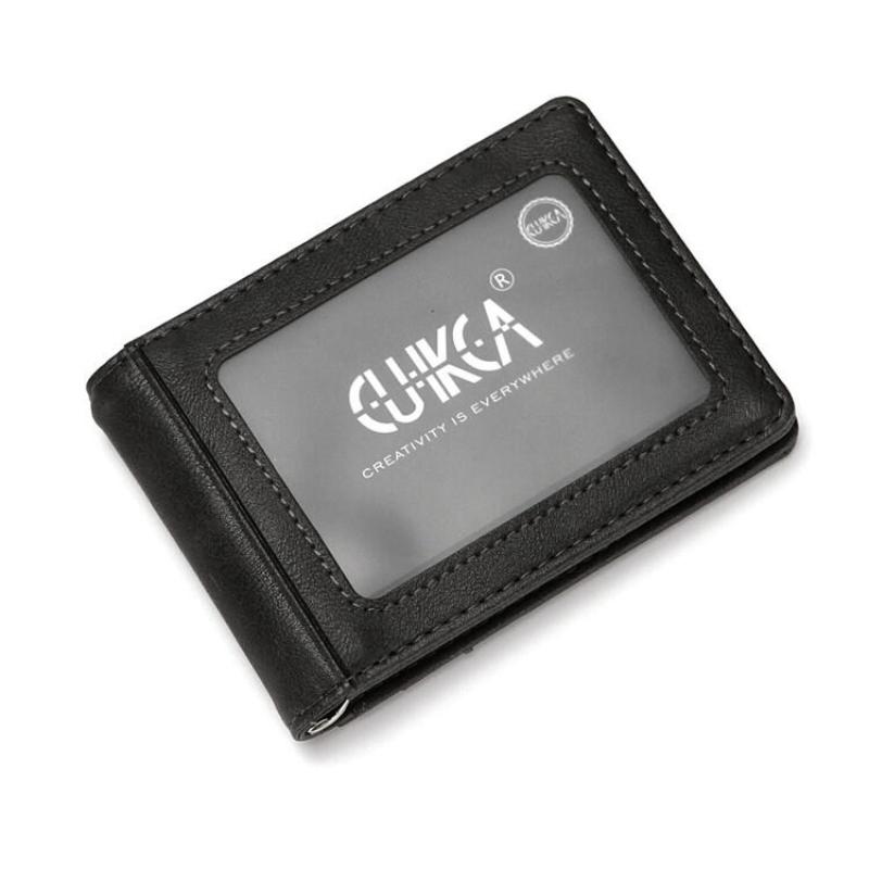 Multi Functional Mens Wallet RFID Card Holder Anti-theft Brush Multi Slot USD Money Clip Card Wallets