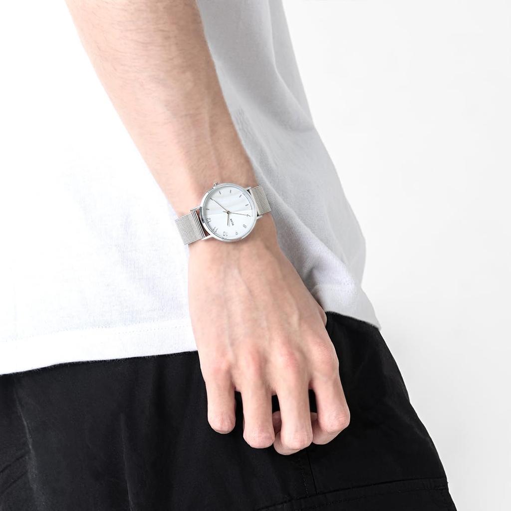 Klon Watch Connection Halfshell Latter Silver Mesh 38mm
