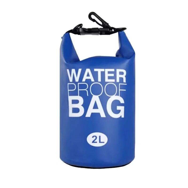 2 Liter Wasserdichter Trockensack Aufbewahrung Schwimmen Kajak Fluss Wandern Schwimmen Segeln Kanu Tauchen Kompression Rucksack