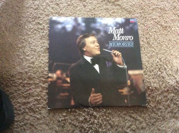 

LP Record MATT MONRO - Memories TAB87 Decca, Decca El 1985 UK Jazz Used