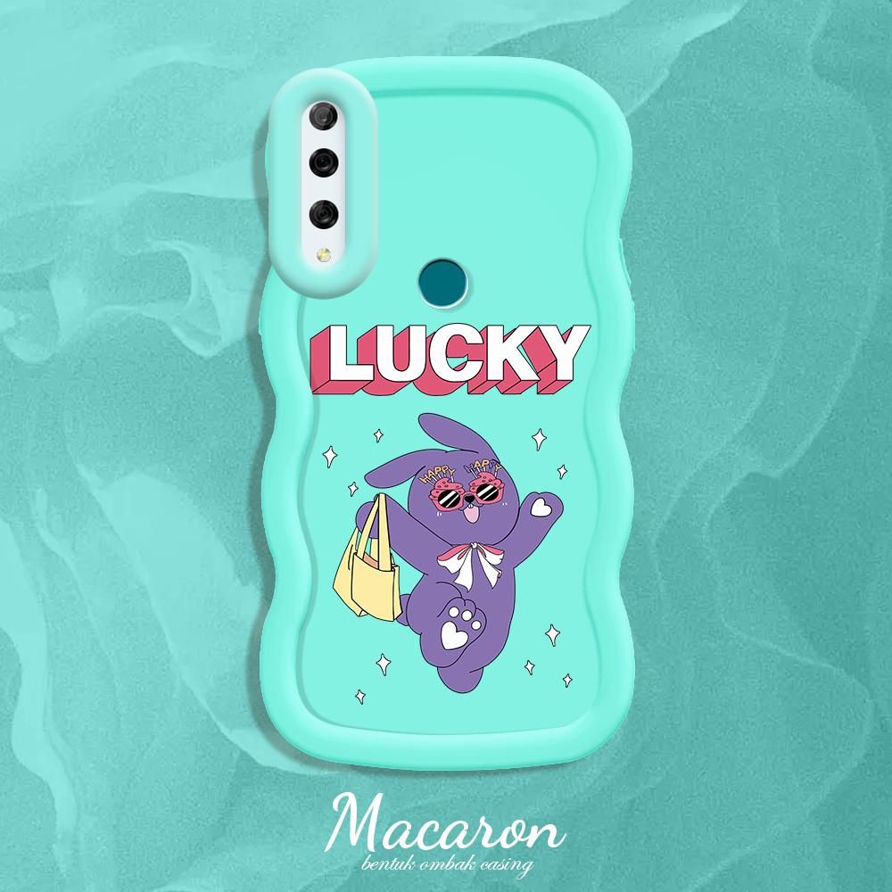 

Окрашенный узор Big Wave Edge Мягкий силиконовый материал Macaron чехол для телефона противоударный защитный резиновый чехол для iPhone Huawei Honor Infinix Tecno Honor X9A синий