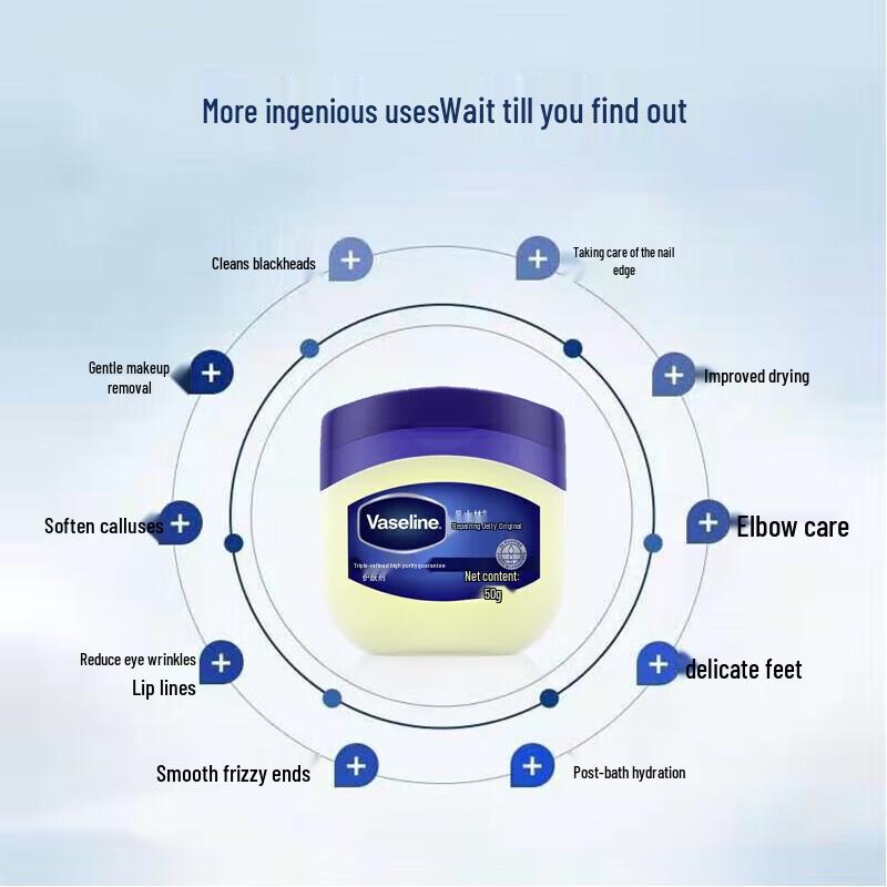 Vaseline Original Petroleum Jelly 50g (3-Pack)