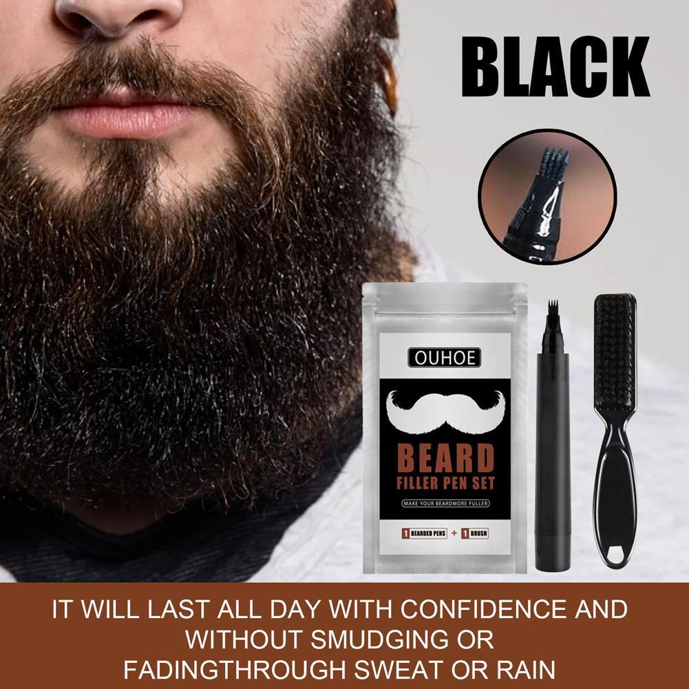 Buy Beard Pen Waterproof Sweatproof Beard Hair Filling Applicator Men