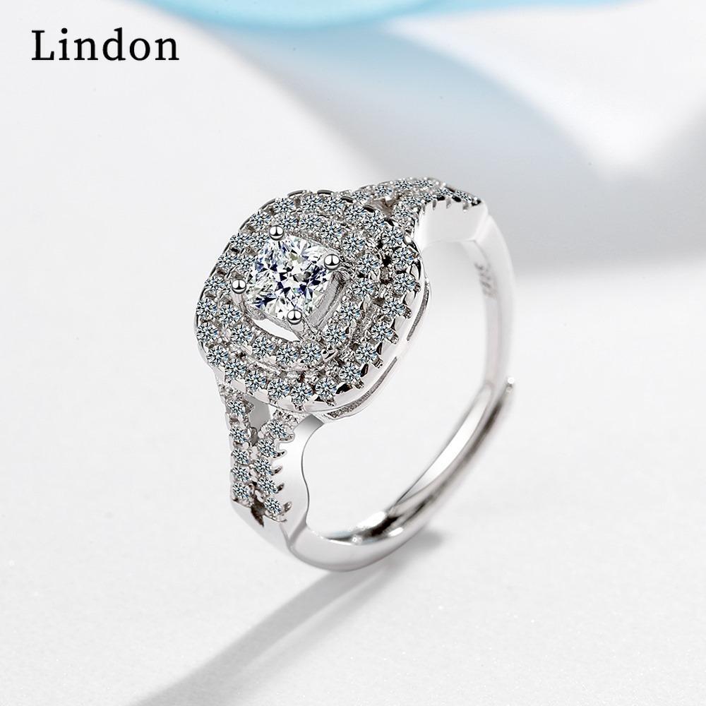 Lindon Kvinner kobberlegering Zircon Ringer Fest Jubileum Fine smykker Ring
