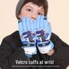 Kids' Waterproof Ski Gloves - Fleece Lined, Thickened Cotton for Winter Play