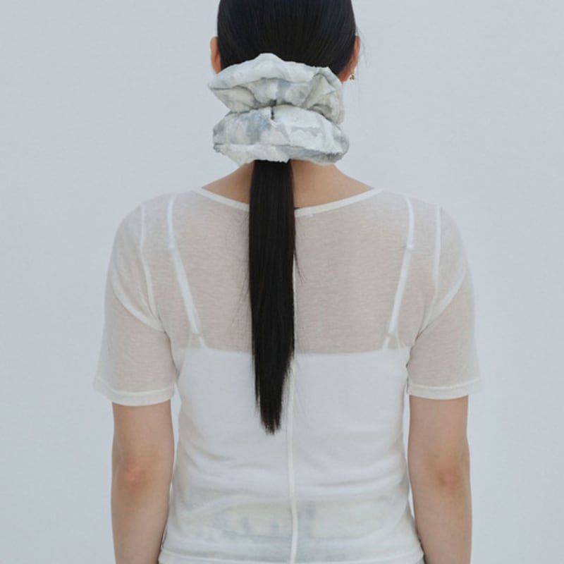 Rysm Shimmer Scrunchie - Jade Green