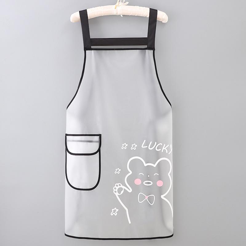 

Стильный водонепроницаемый и маслостойкий кухонный фартук из ТПУ - полупрозрачный фартук на талии для приготовления пищи, водных задач и мойки автомобиля