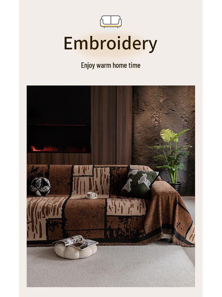 Housse de canapé universelle en chenille premium 2025: Combinaison intégrale toutes saisons