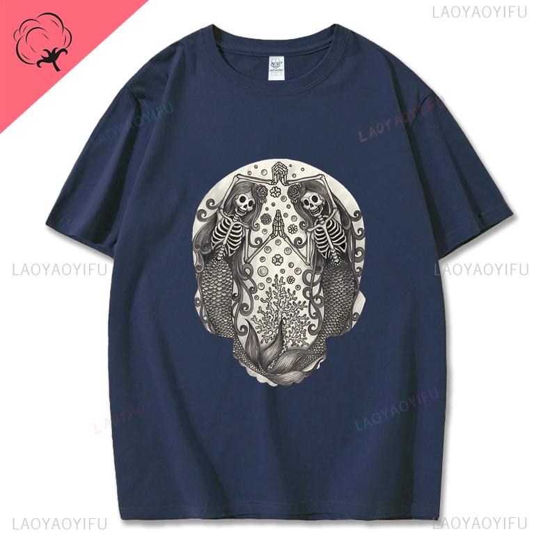 Dia De Los Muertos Day of The Dead Mexican Skeleton Unisex Printed T Shirt Fashion Day of The Dead Cotton Tee Mexico Shirts Tops 4XL