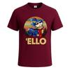 Labyrinth Worm 'Ello Vintage Graphic Art Novelty Party Men's T-Shirt Tee Top