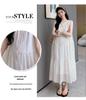 Korean Style Fresh Fashion Sleeveless Pleated Maternity Dress for Summer 2026