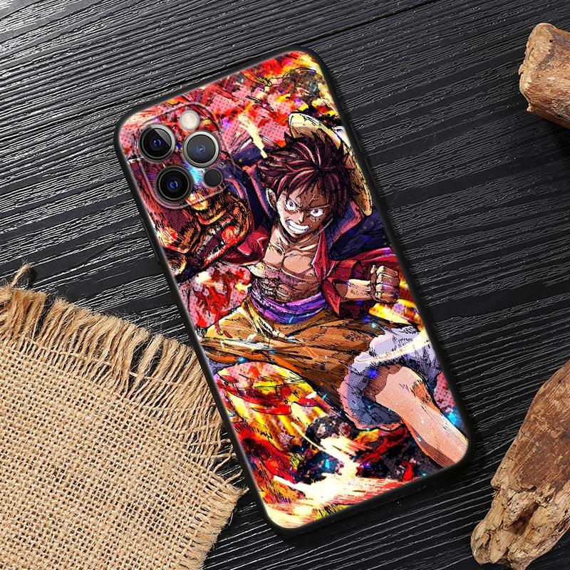 One Luffy Pieces Yamato Cartoon Funda For Iphone 17 Case For iPhone 16 15 11 12 13 Mini 17 Pro Max 16 Plus 17E 16E Air Soft Case
