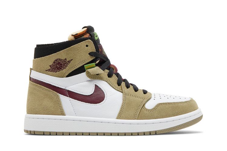 Air Jordan 1 Zoom Comfort 'Neutral Olive Cherrywood'