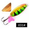 1 Piece Long Throw Bionic Spinnerbait with 2 Sequins - Perfect for Freshwater and Saltwater Fishing - Improve Your Catch with Bionic Technology!