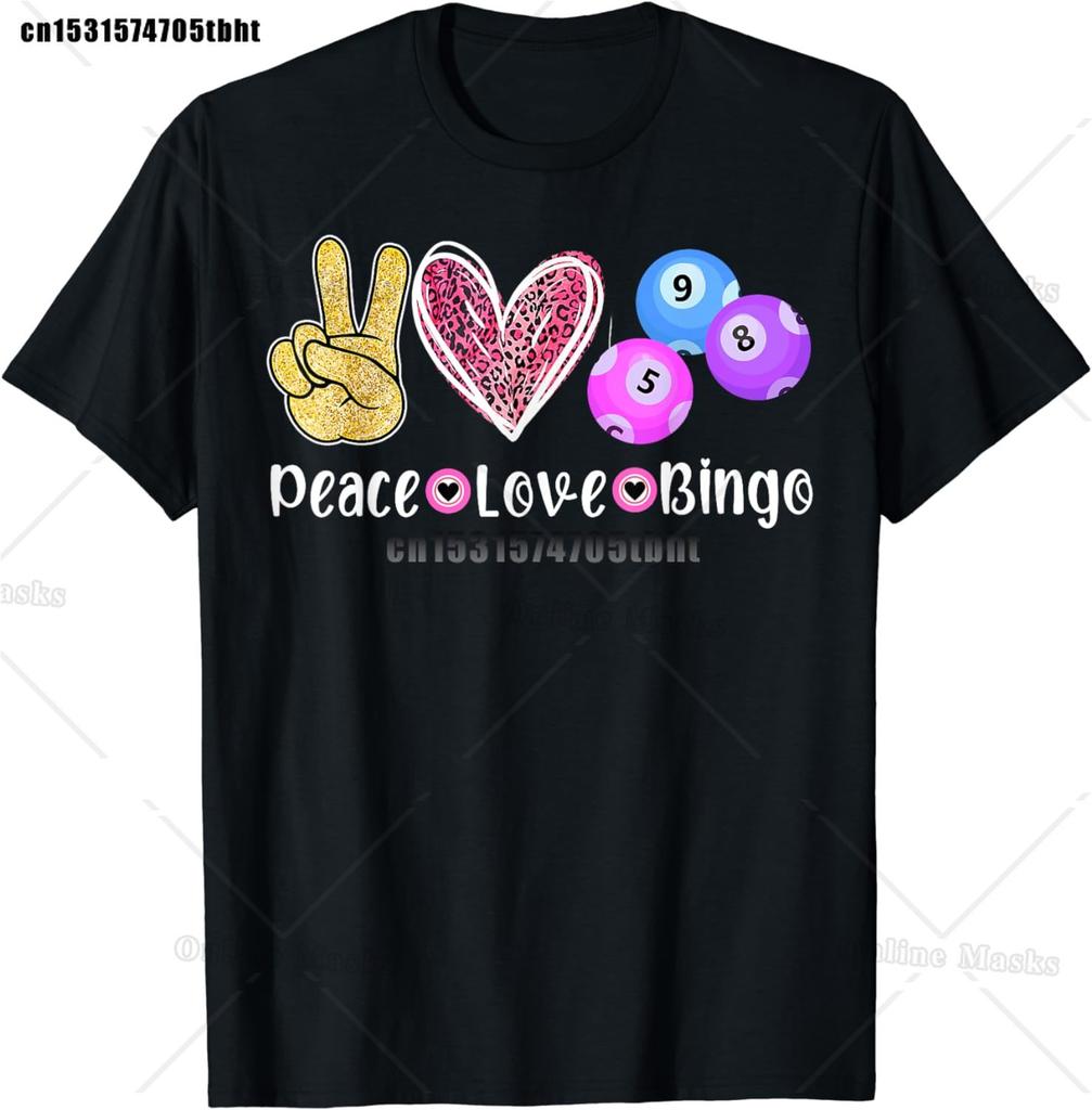 Crazy Bingo Lady Shirt Funny Lucky Bingo Shirt Player Hobby Gambling Bingo Queen TShirt Fashion Street Cotton Tops Tees