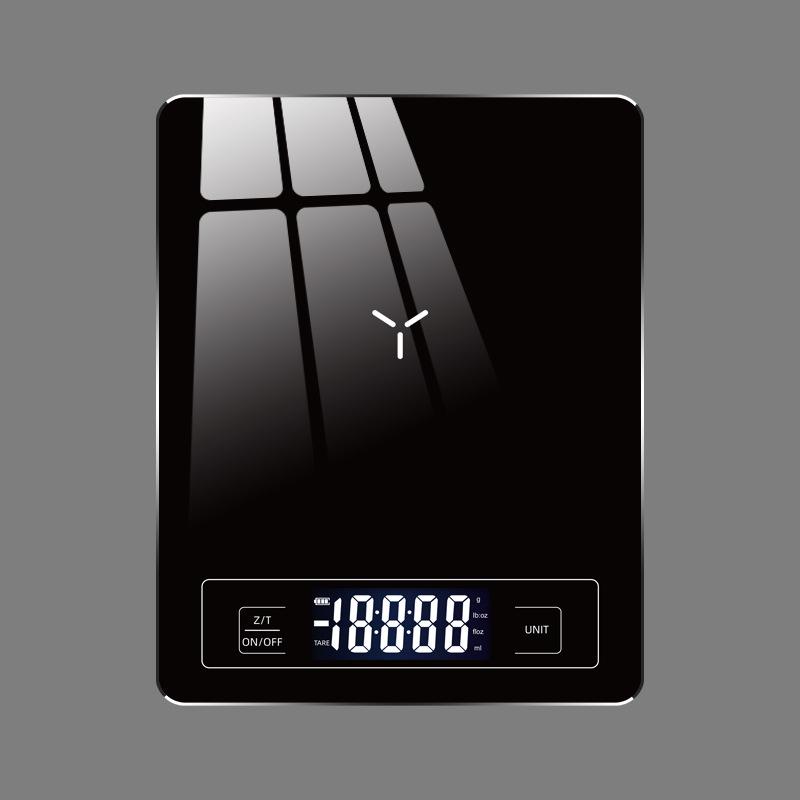 

Мини-кухонные весы для выпечки, кофе и продуктов питания - точность 1 г, грузоподъемность 5 кг AAA Battery Version чёрный