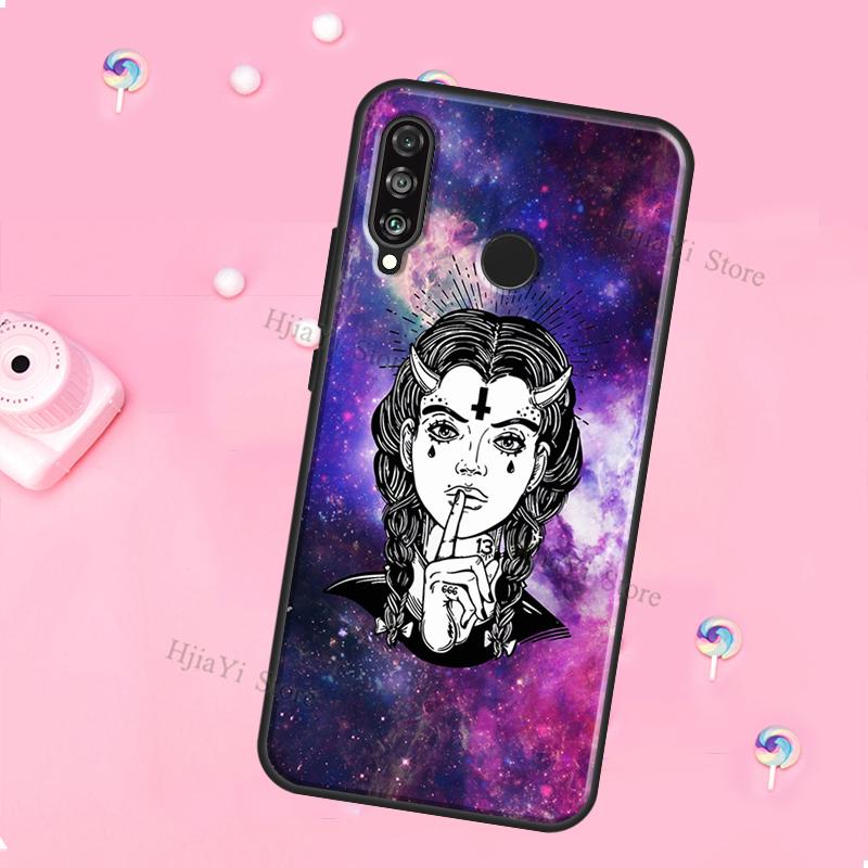 Devil Satan For Huawei Honor Magic 5 Lite X8 X9 X8a X9a 50 70 P20 P30 P40 P50 P60 Pro P Smart 2019 Case