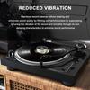 LP Vinyl Record Player Disc Turntable Stabilizer Carbon Fiber Record Weight Clamp for LP Vinyl Record Weight Player Stabilizer