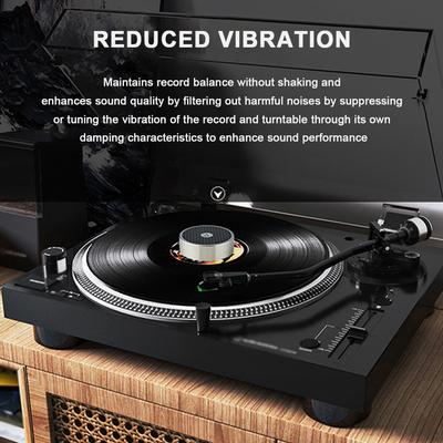 LP Vinyl Record Player Disc Turntable Stabilizer Carbon Fiber Record Weight Clamp for LP Vinyl Record Weight Player Stabilizer