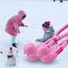 Snowball Clamp Lovely Anti-Deformed Interesting Burr-Free Curiosity Multicolor Duck Shape Winter Small Snow Clip For Outdoor
