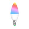 WiFi RGBCW Smart Candle Lamp, E14 Base, Alexa-Enabled Desk Light