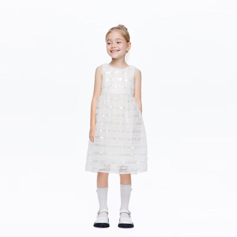 little MO&Co. Girls' Sequin Sleeveless Party Dress