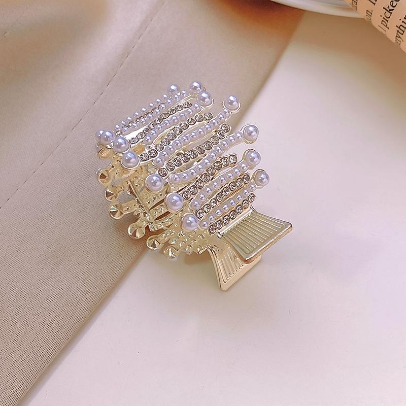 High-End Large Metal Claw Hair Clip for Women - Elegant Updo Accessory