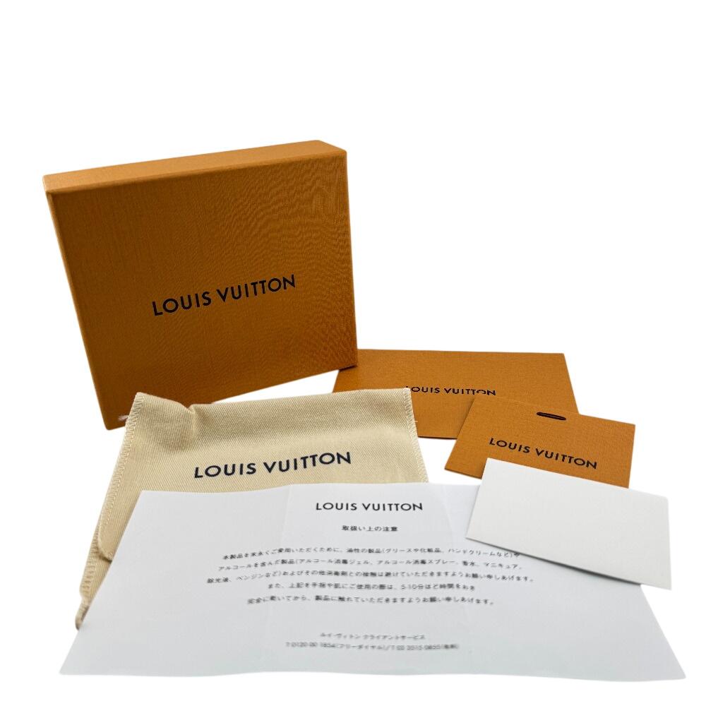 Louis Vuitton M25705 Compact Wallet Monogram Leather Portefeuille Lou Bifold Wallet Misty Lilac Leather Women Used