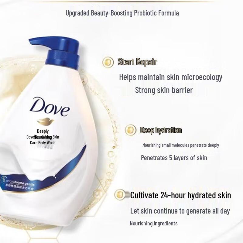 Dove Deep Nourishment Moisturizing Beauty Shower Milk